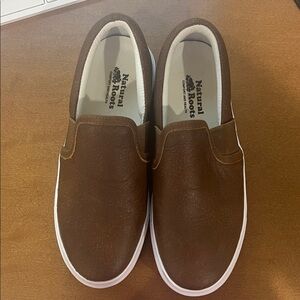 Roots Brown Women's Slip-On Loafers